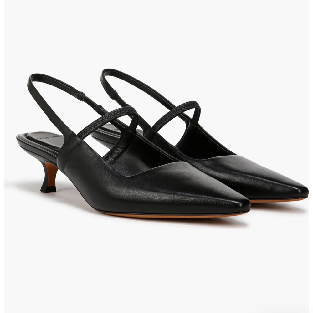 Vince Venice Slingback Pointed Toe
Kitten Heel Pump black size 6 NEW